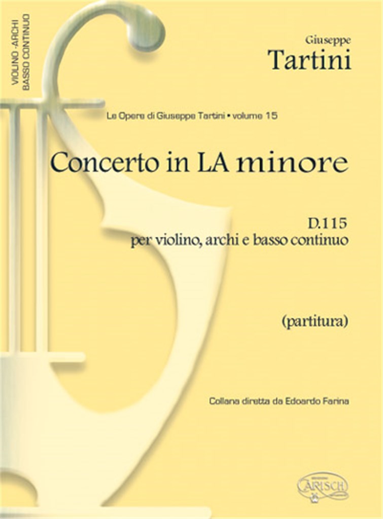Tartini Volume 15: Concerto in A Minor D115